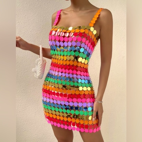 KALEIDOSCOPE RAVE DRESS - Picture 6 of 8